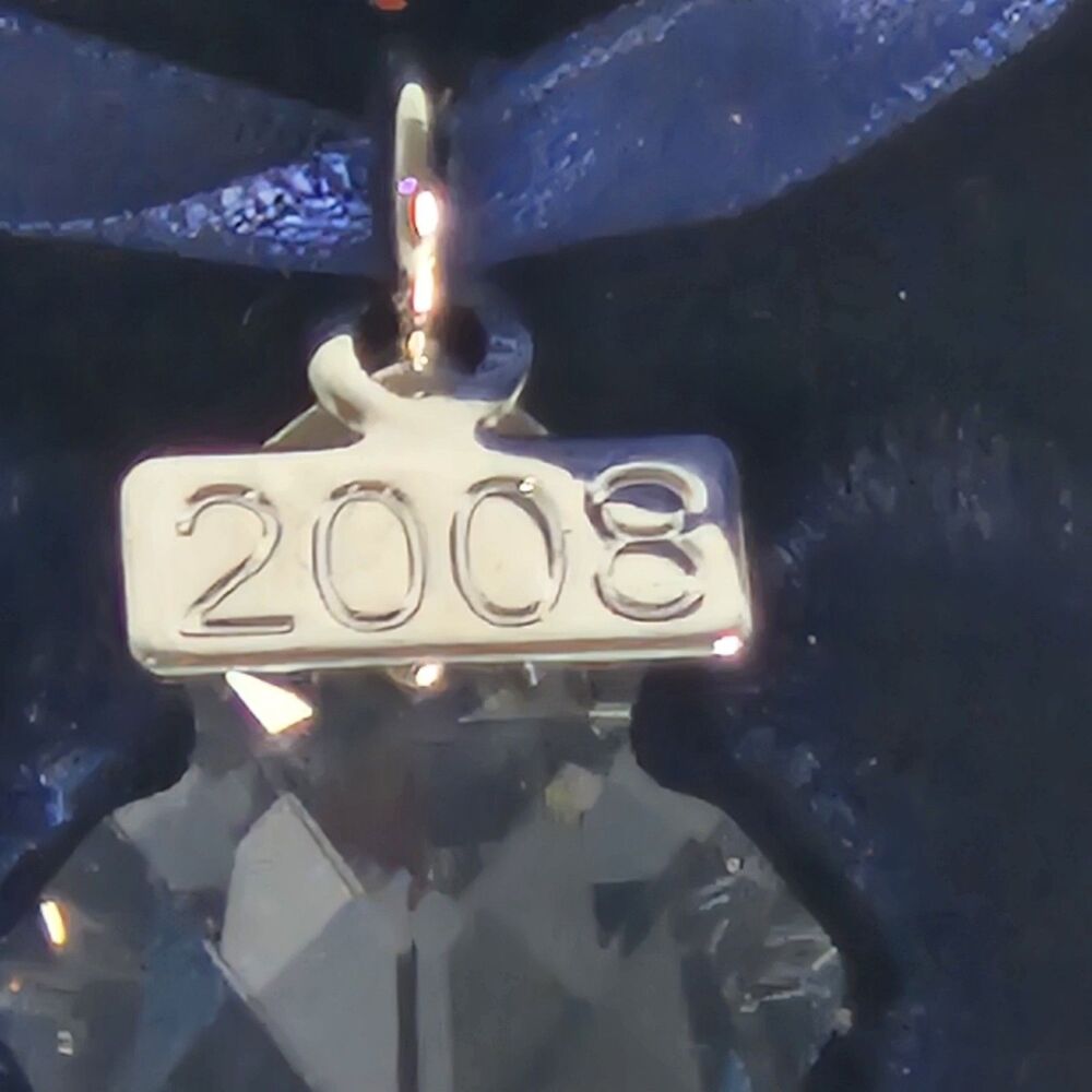 Swarovski Crystal Annual Edition 2008 Christmas Snowflake Ornament - Picture 3 of 7